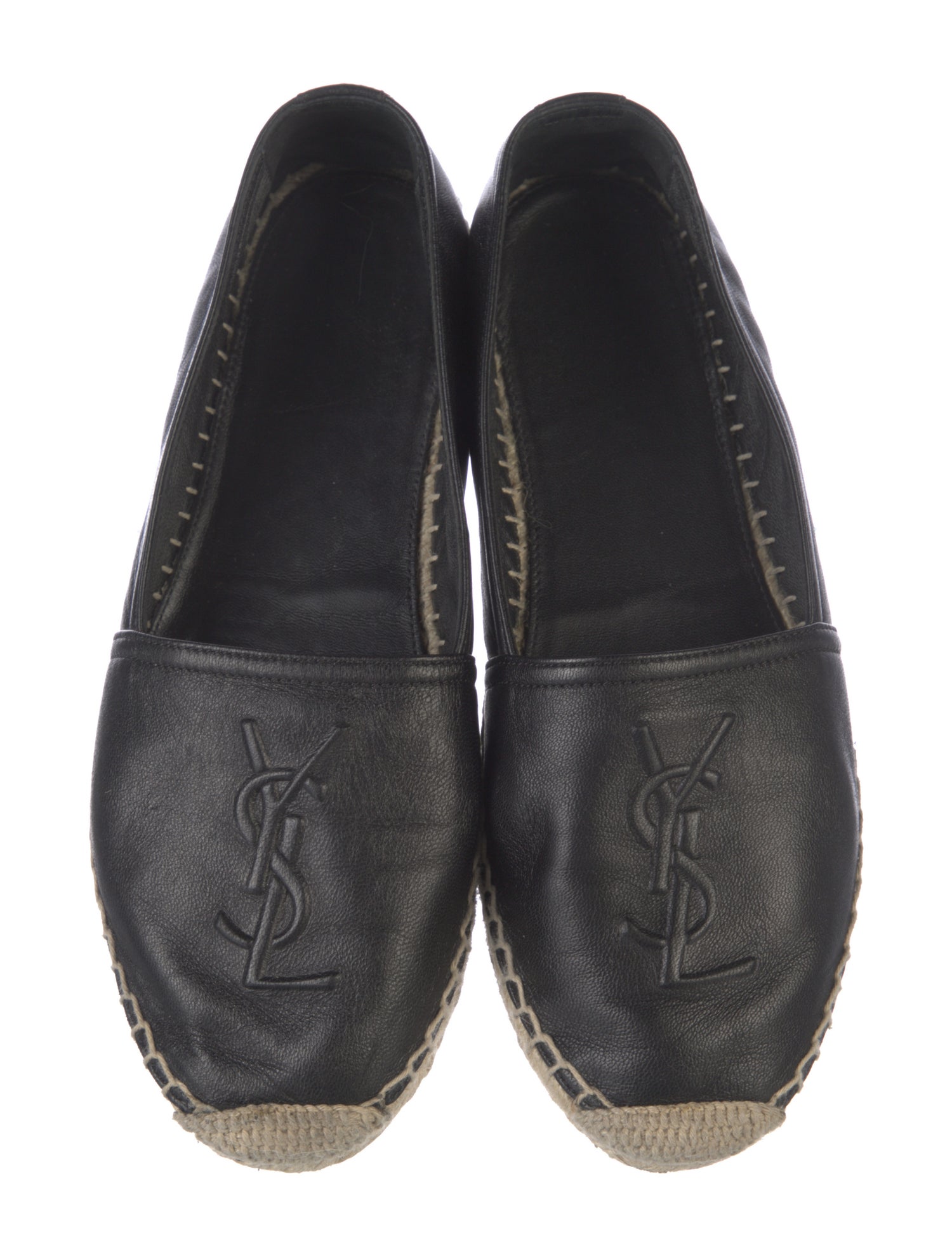 Saint Laurent Leather Espadrilles